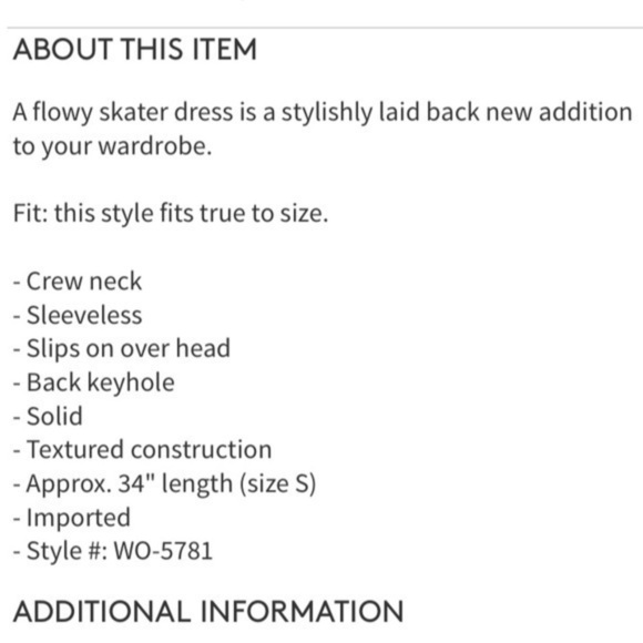 NWT Love…Ady Black Halter Skater Dress New Texture - Picture 3 of 3